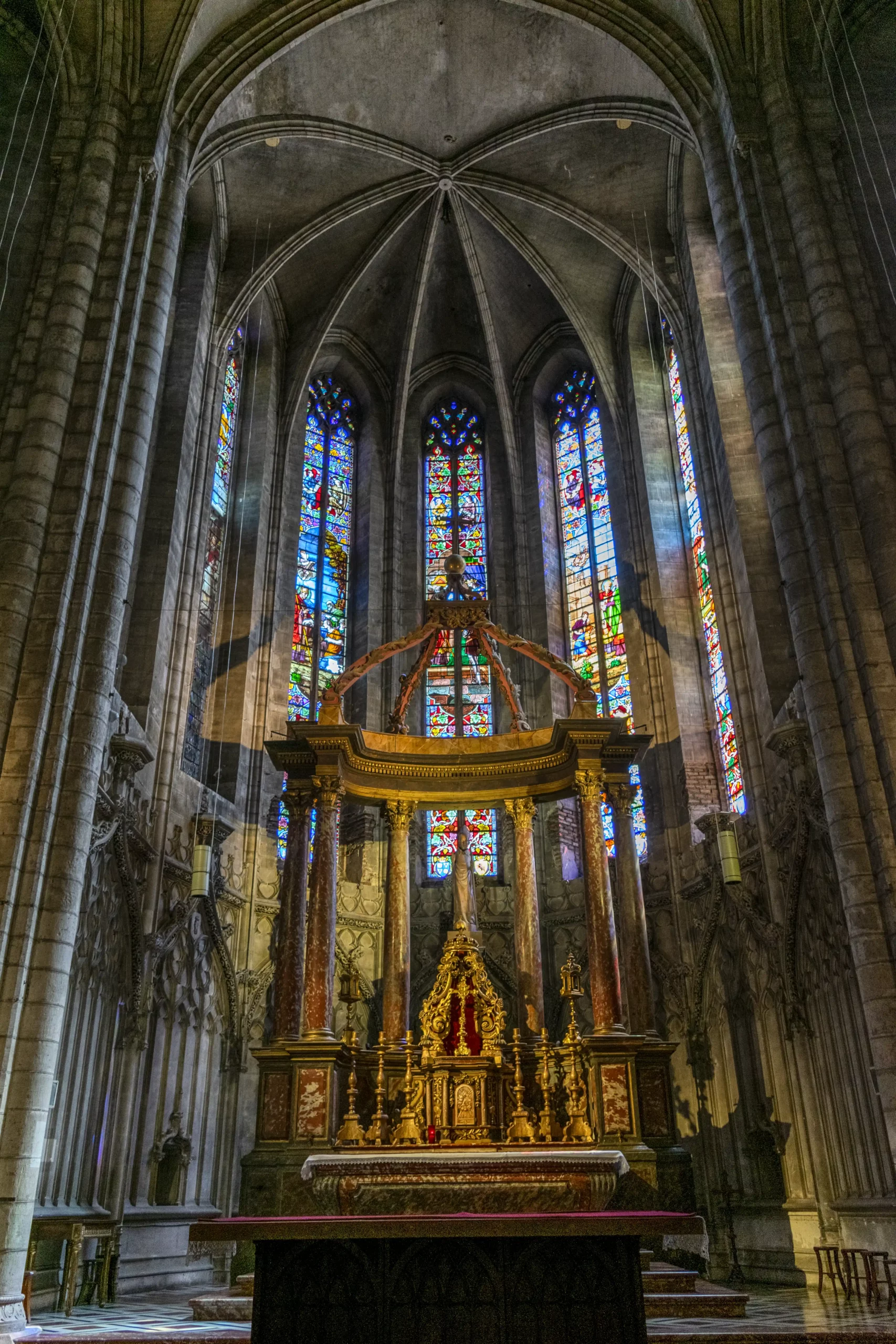 Collégiale-Saint-Salvi-intérieur-photo-Albi Collégiale-Saint-Salvi-intérieur.